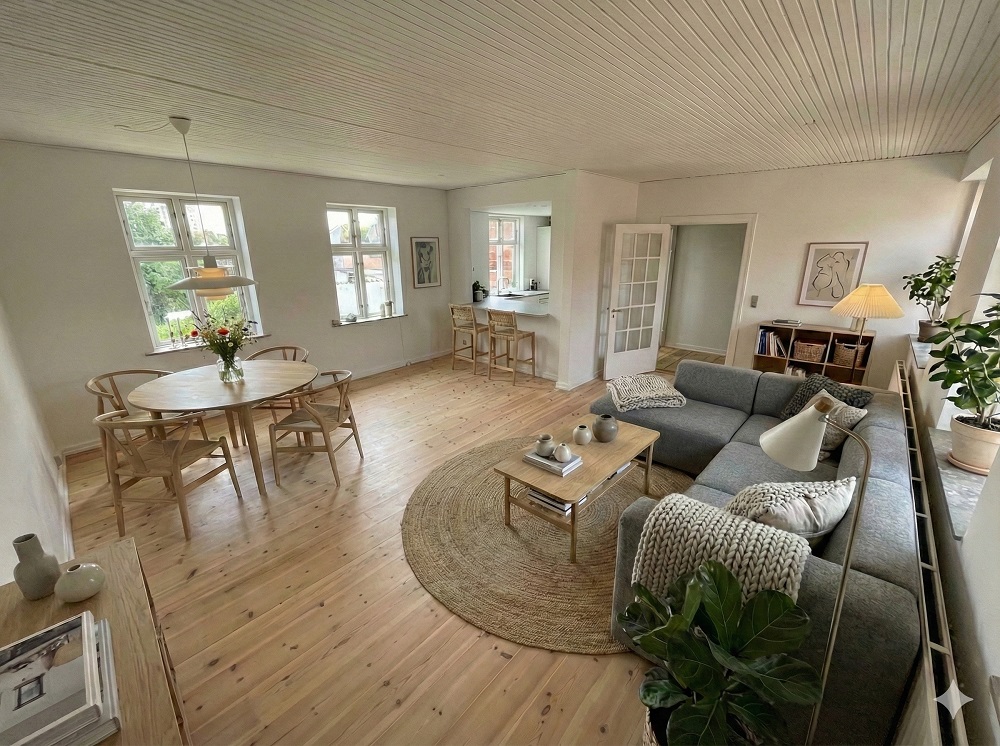 Slottensgade 33 1. stue indrettet