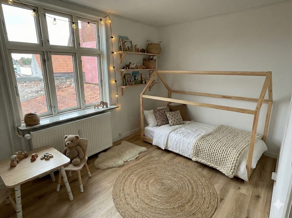 Slottensgade 33 1. værelse indrettet