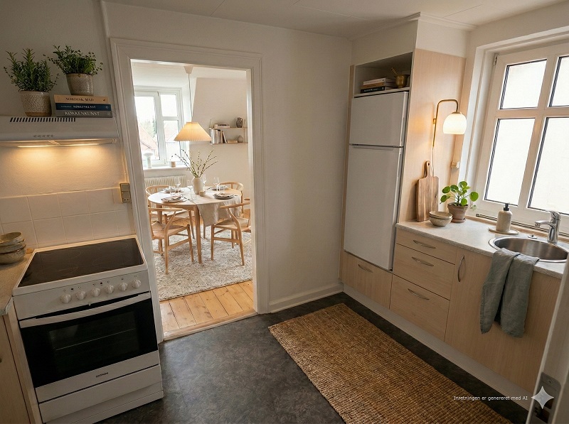 AI køkken hjemmeside